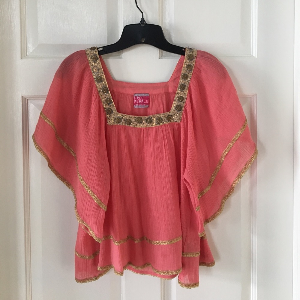 Free People Flutter sleeve top - Small