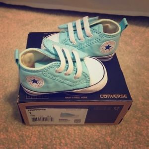 Baby Converse Teal Size 1