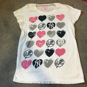 PINK VICTORIAS SECRET Yankees tshirt