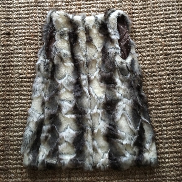 Cozy Multi-Color Fur Vest - Picture 2 of 3