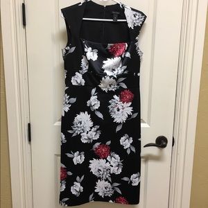 WHBM floral dress size 10.