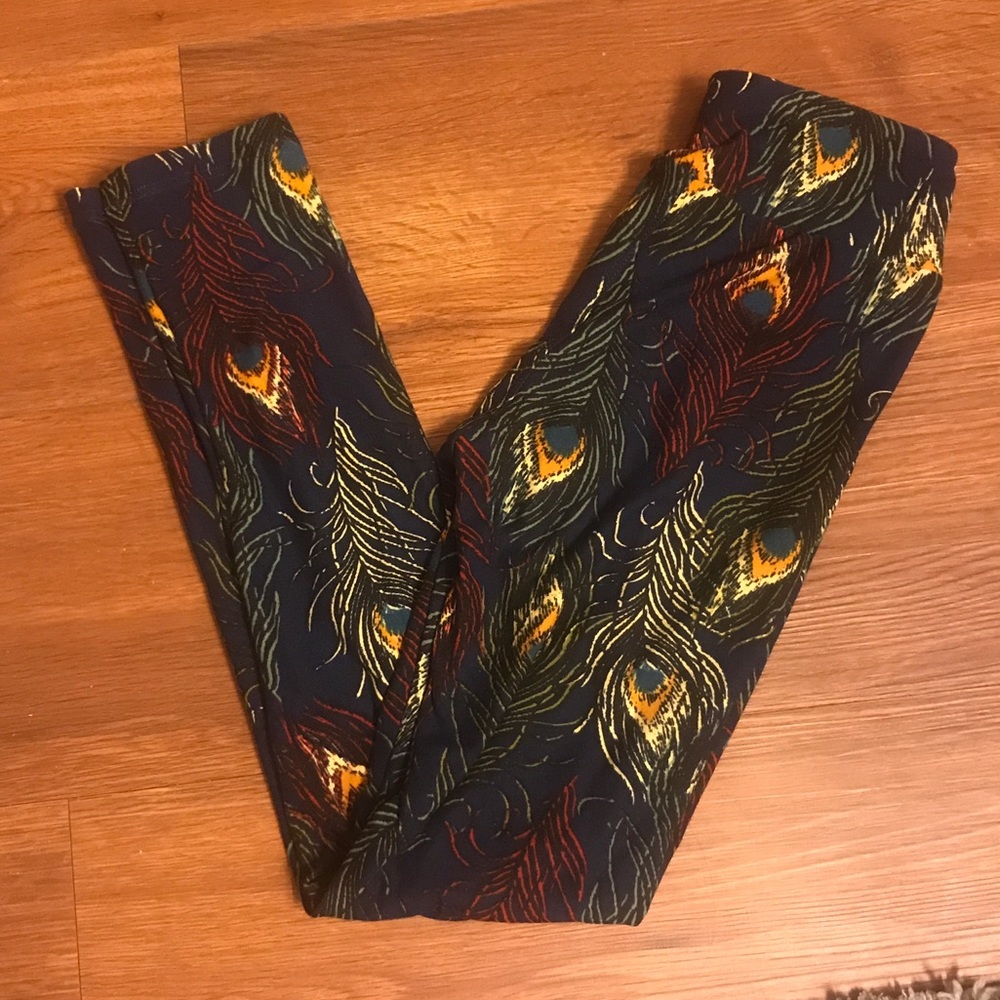 Lularoe tween feather leggings