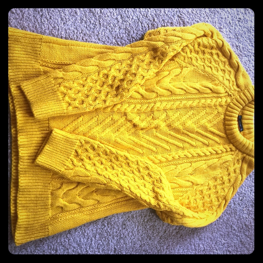 Yellow women sweater