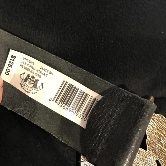 Juicy Couture Black Leather Belt main image 4