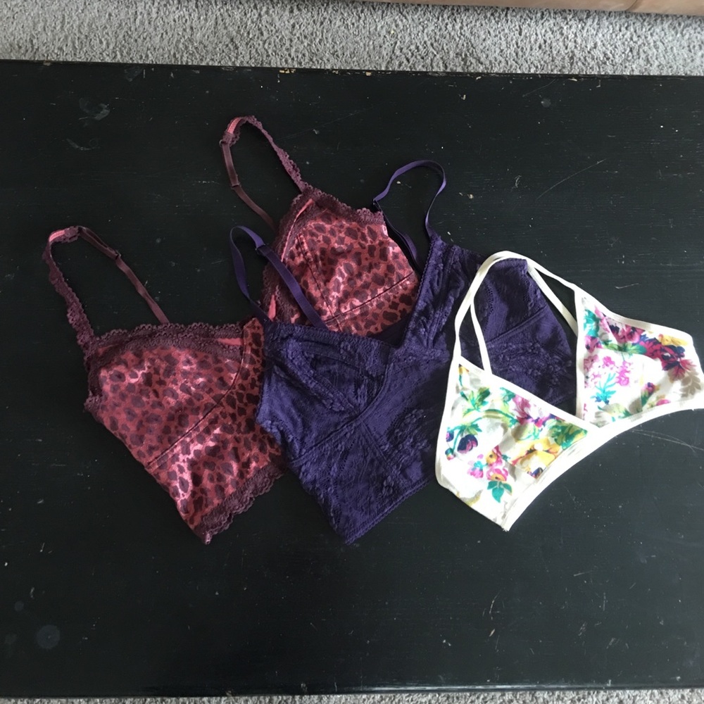 🆕 BUNDLE free people bralettes XS and S