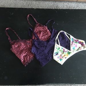 🆕 BUNDLE free people bralettes XS and S