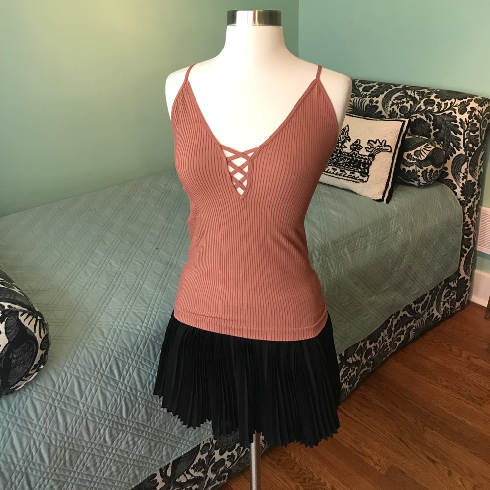 Ribbed Free People Tank. Size M/L.