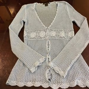 Crocheted sweater