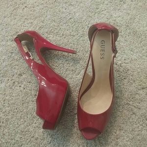 Red Patton heels