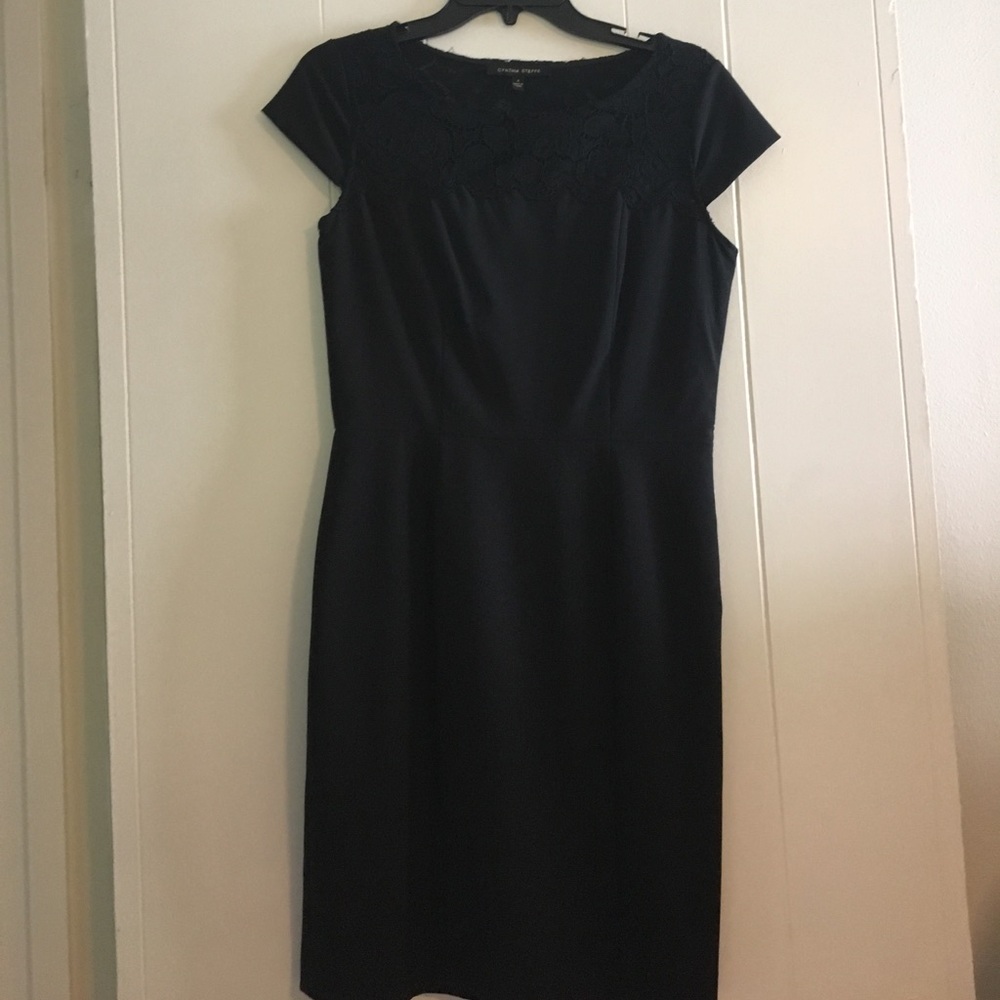 Black Lace Top Cynthia Steffe Dress