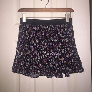 Floral mini skirt