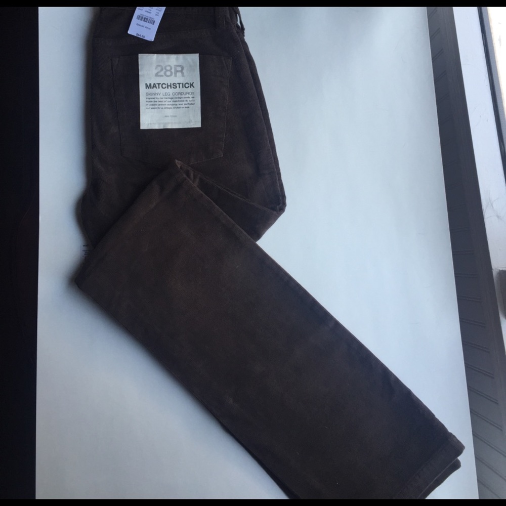 J.Crew Brown Corduroy Pants size 28R