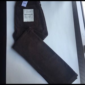 J.Crew Brown Corduroy Pants size 28R