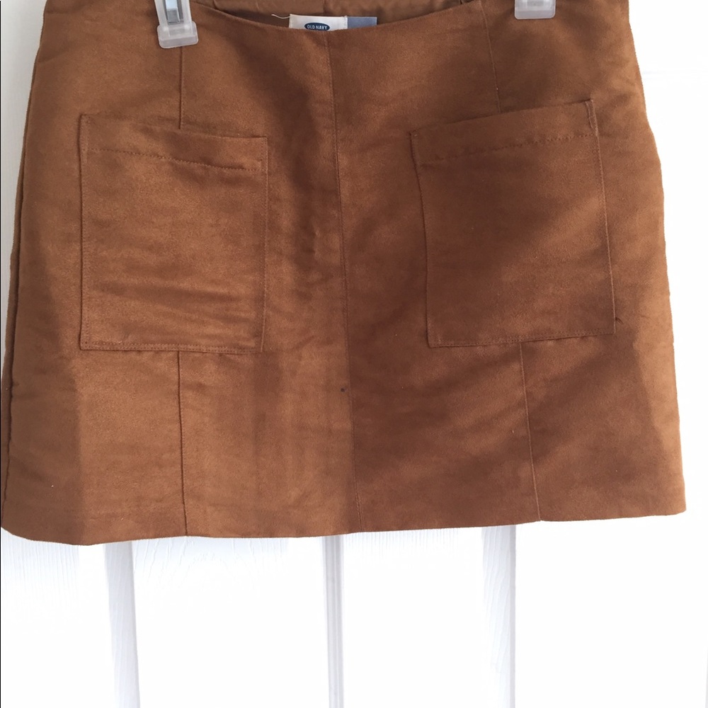 Brown Suede Skirt