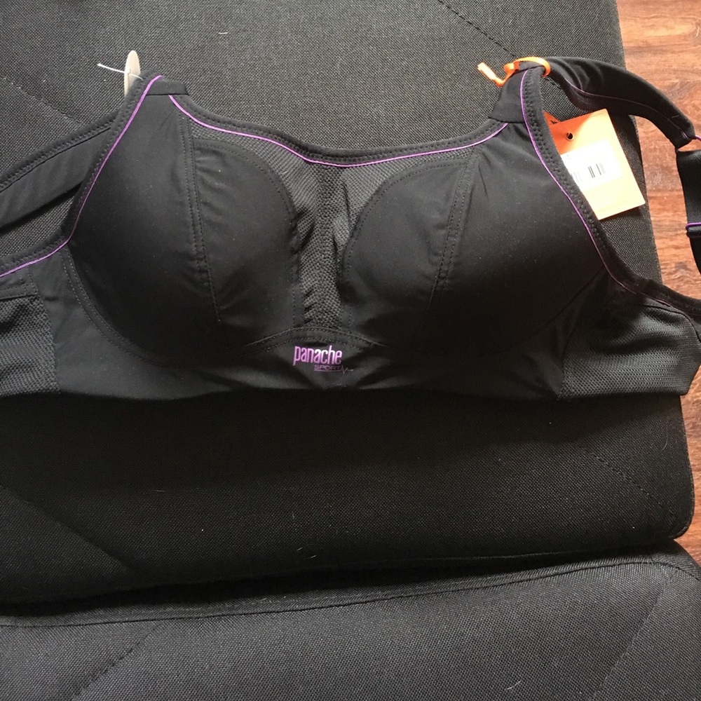 Panache sport - black no wire sports bra