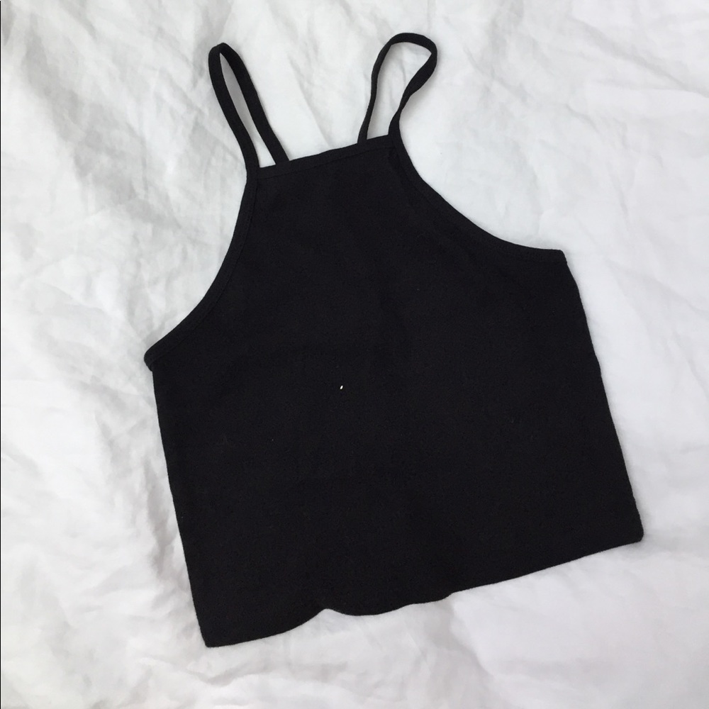 [MOVING SALE] Zara Black Crop Top
