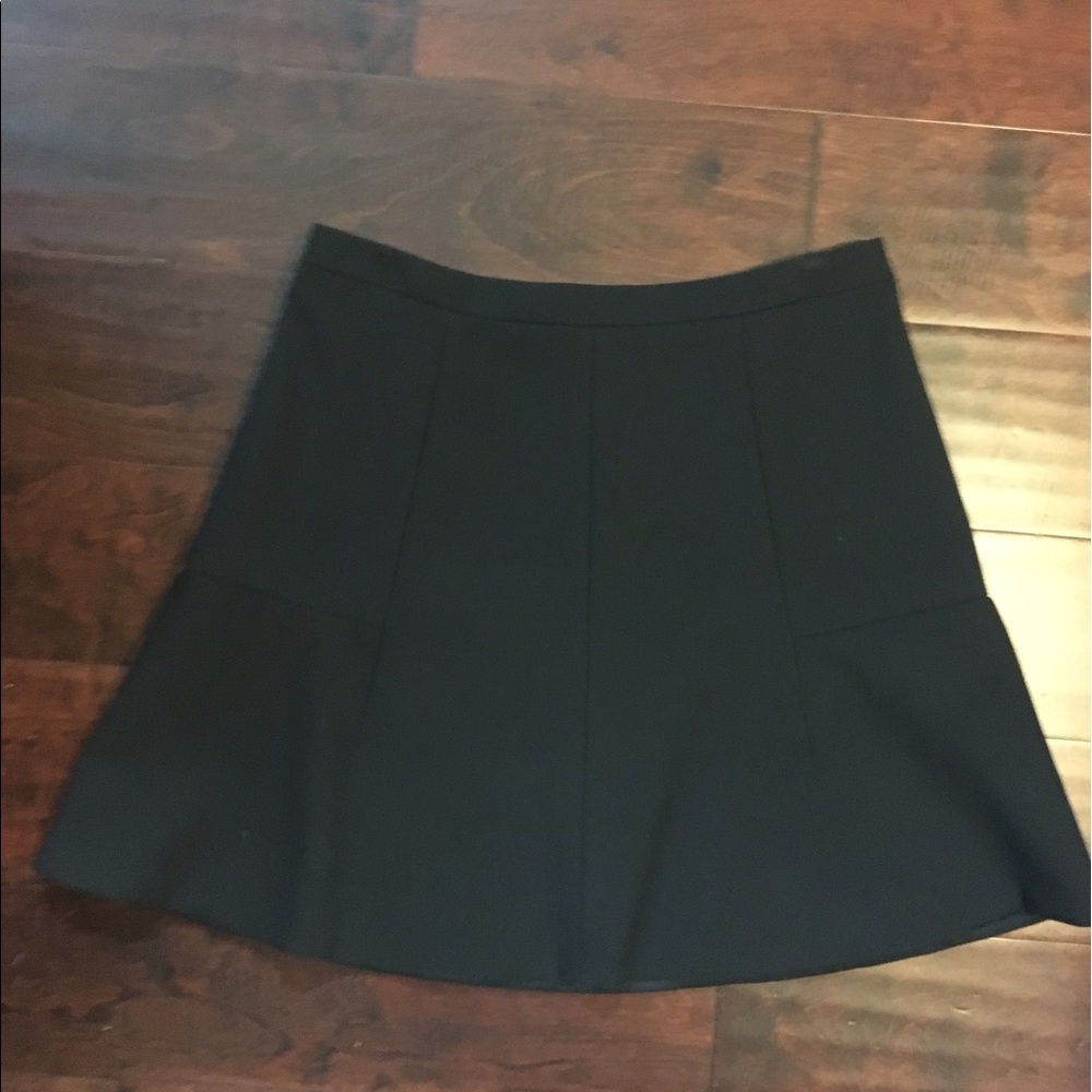 J. Crew black skater skirt