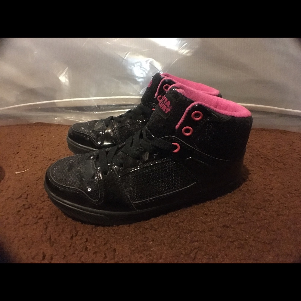 Black Sequin Dance Shoes