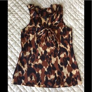 Banana Republic necktie blouse