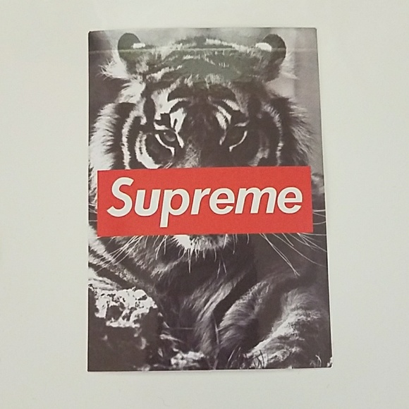 supreme tiger sticker