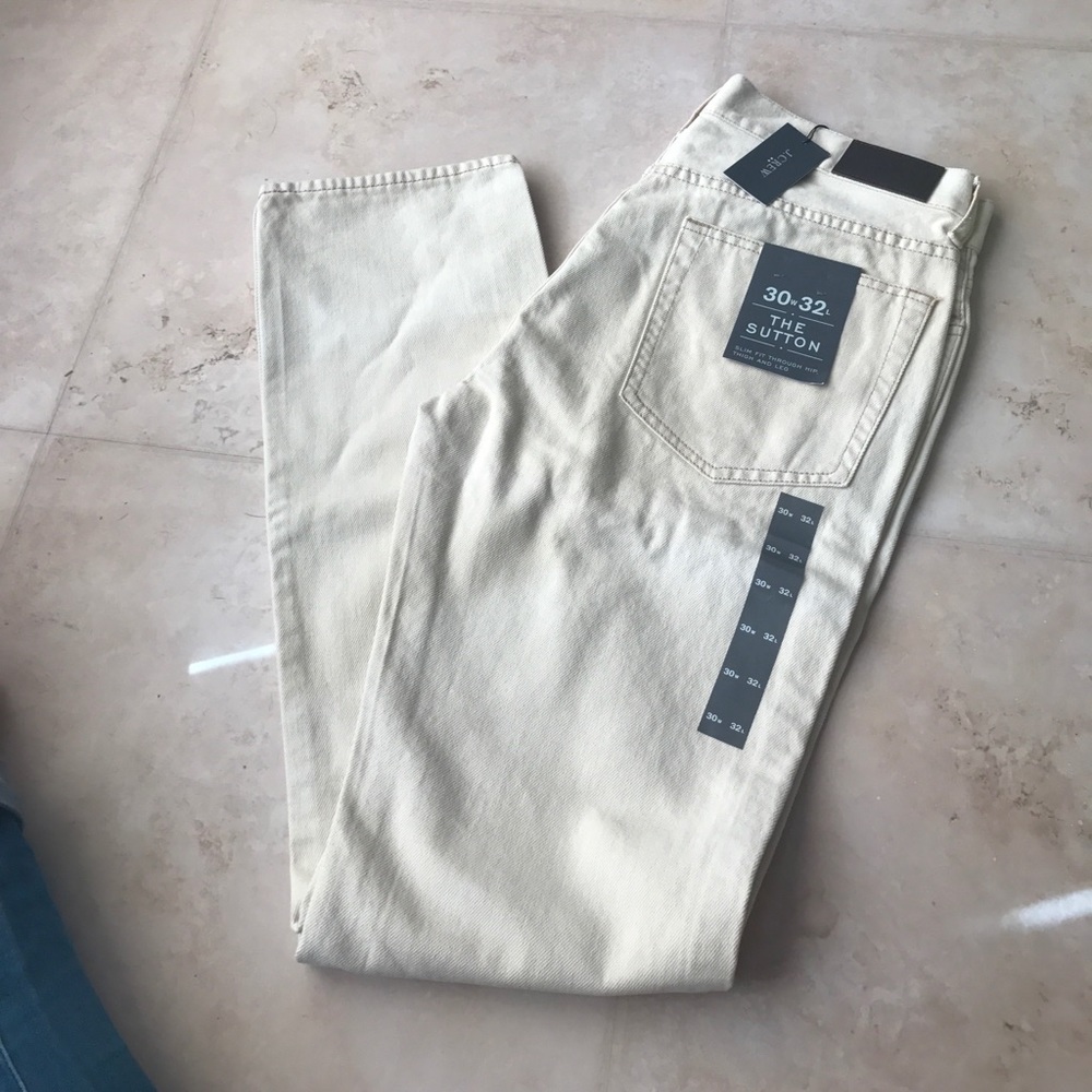 NWT J. Crew Cream Jeans Pants