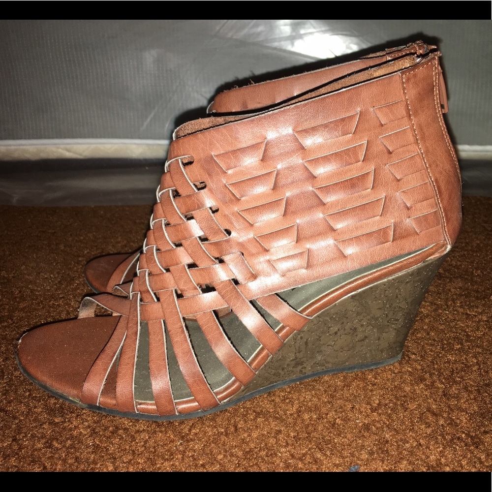 Brown Sandal Wedges