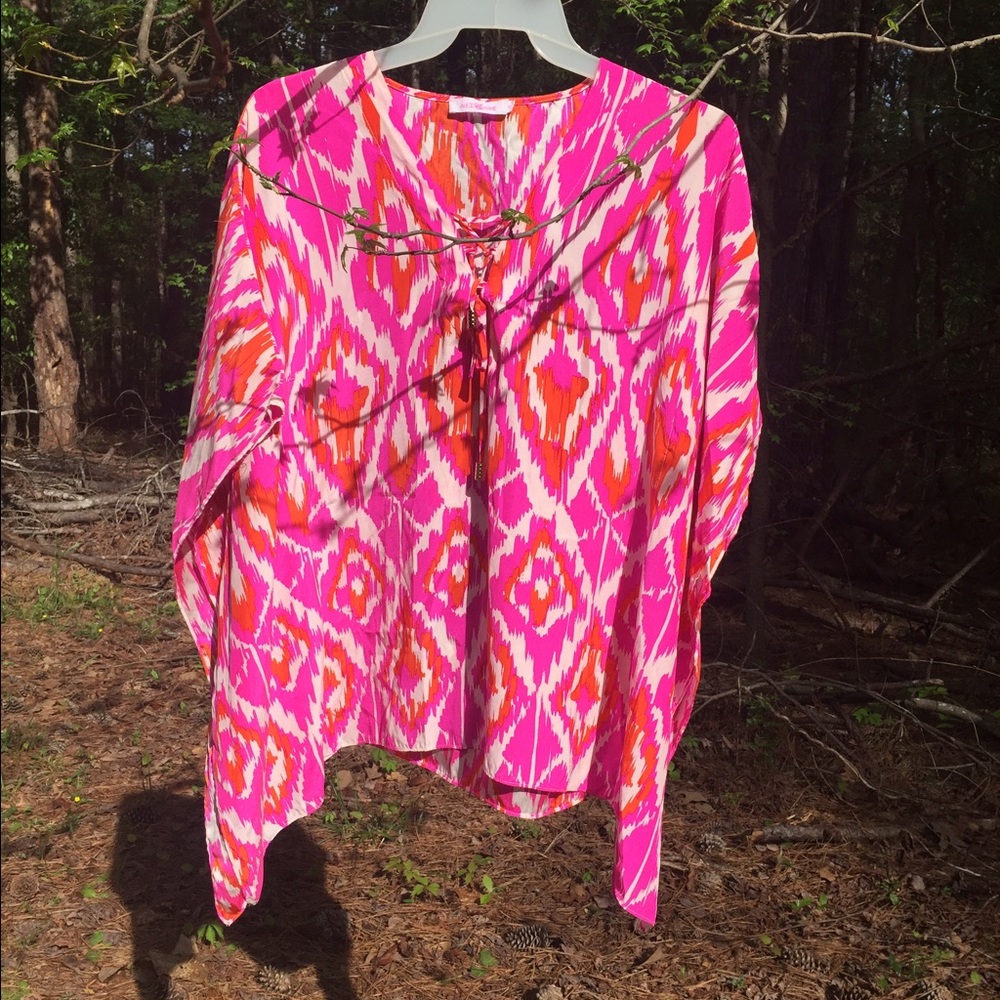 Alice & Trixie  flowy silk top, extra small