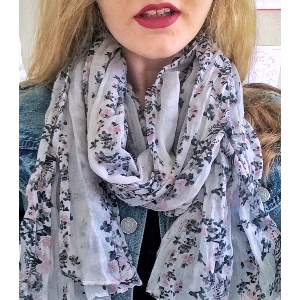 Cherry Blossom Scarf