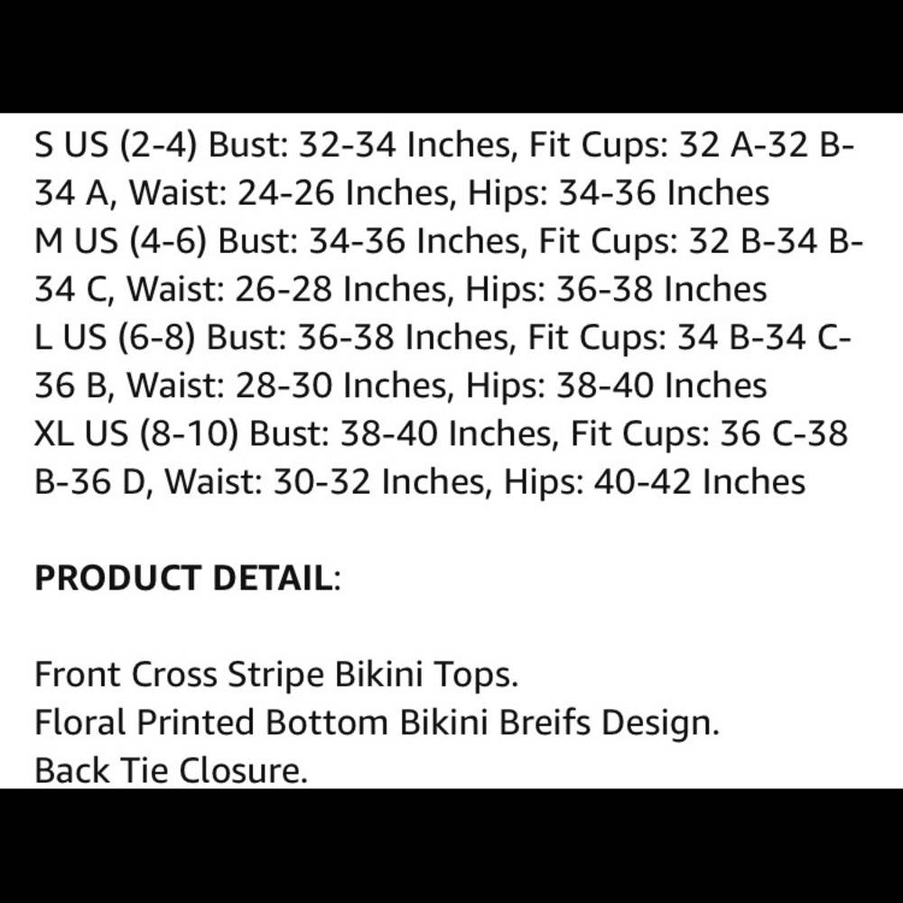 Sm&Med Left🚨Floral Scrunch Bottoms Bikini - Picture 3 of 5