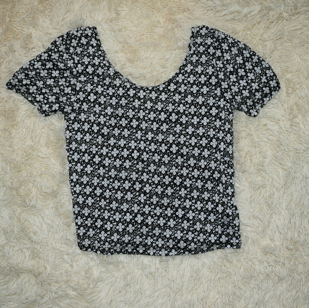 Cute Black Bodycon Crop top
