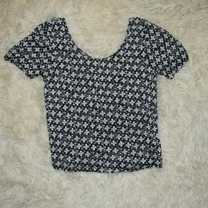 Cute Black Bodycon Crop top