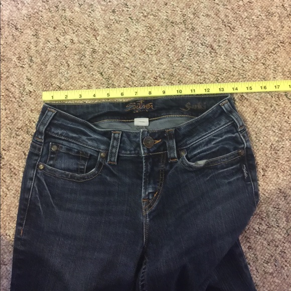 Jeans Silver Crop 28x25.5. 0020 - Picture 3 of 5