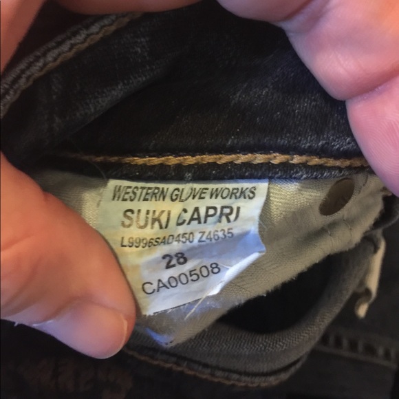 Jeans Silver Crop 28x25.5. 0020 - Picture 5 of 5