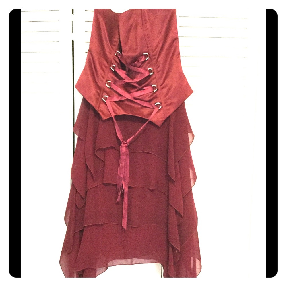 Homecoming/Prom dress short Maroon/red