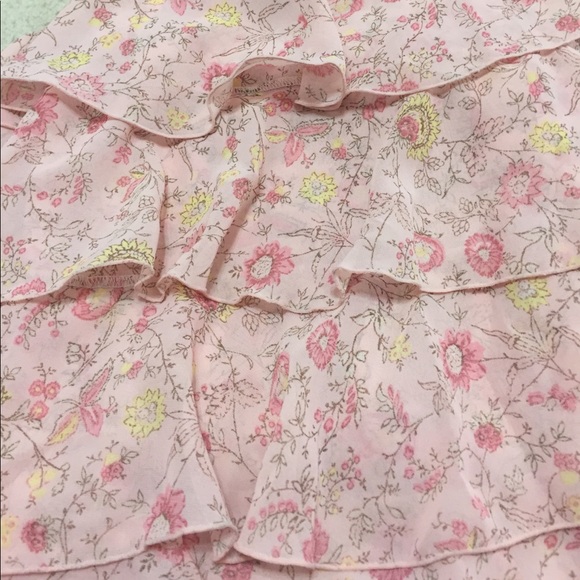 Floral Ruffled Tank Top - Picture 2 of 2