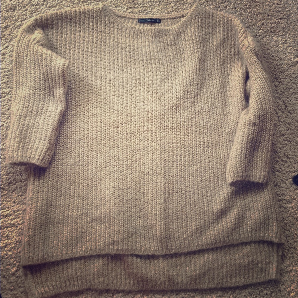 Brown sweater from Zara