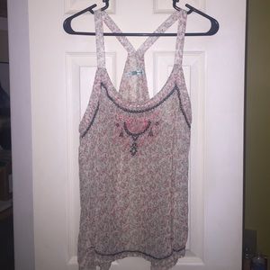 Floral Chiffon Tank