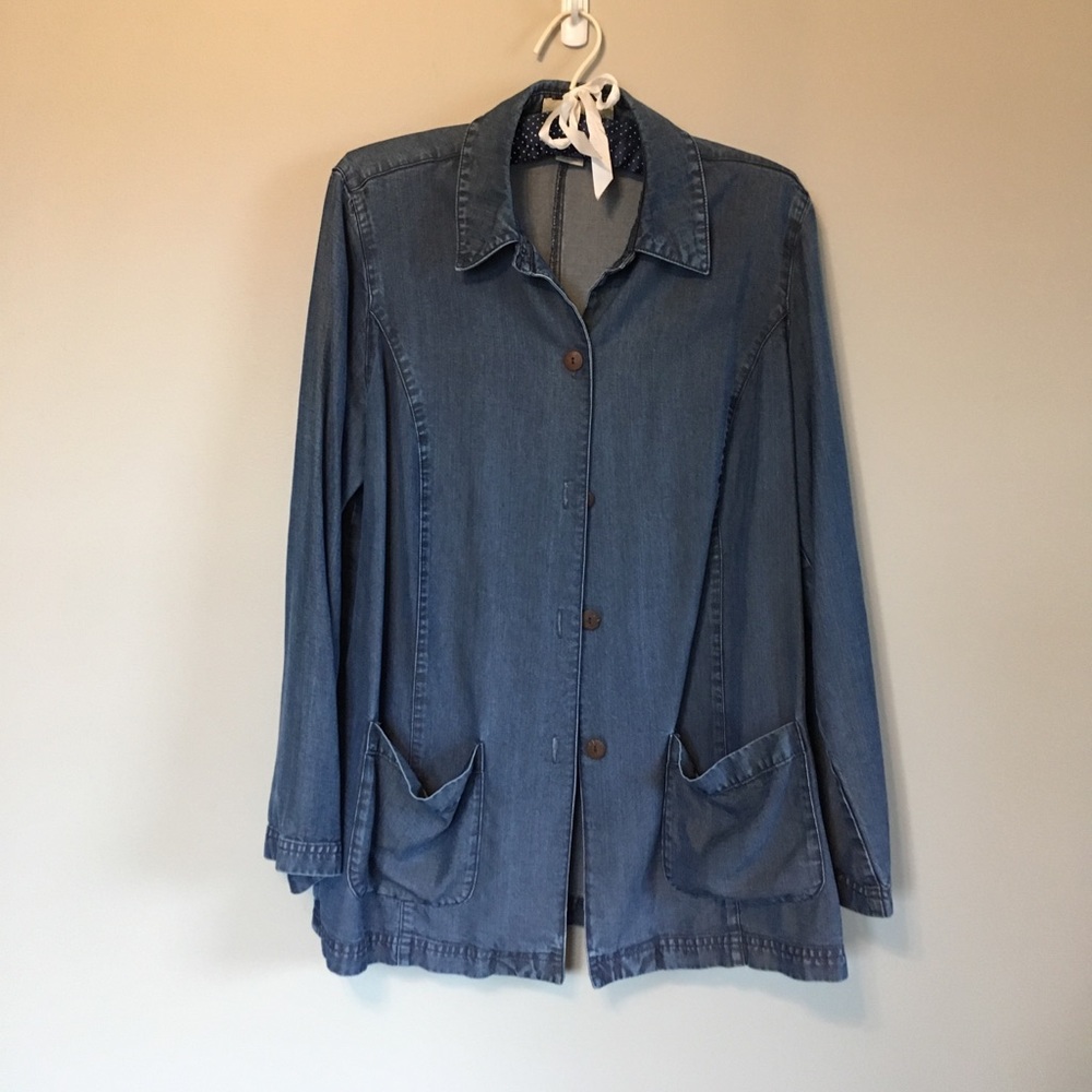 Easy draping casual jacket