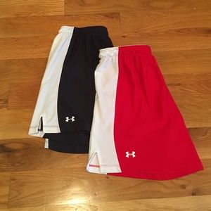 Two Pairs of Under Armour Shorts, Size XS