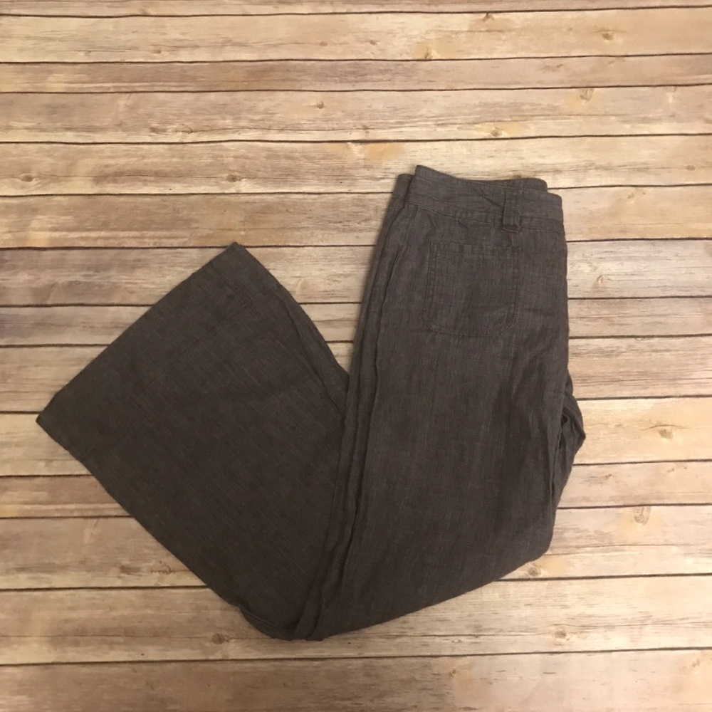 CAbi 8 Wide Leg Trousers Pants Career Gray