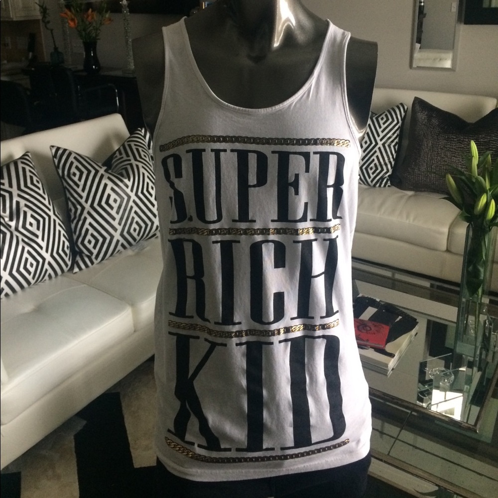 H&M - DIVIDED- Graphic Tank - Size: S