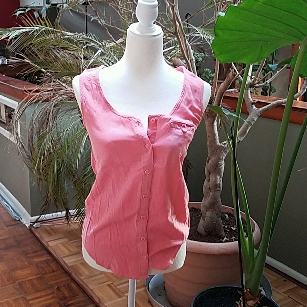 Cute button up tank