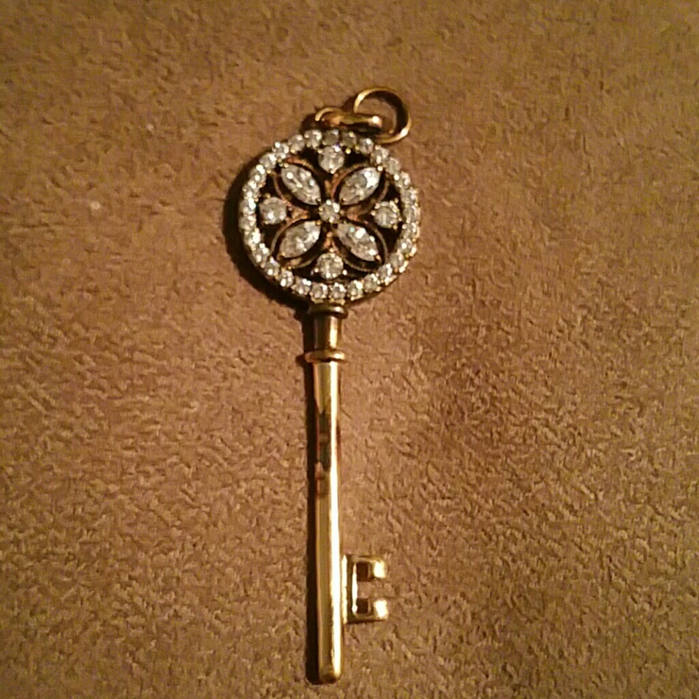 CZ ~ Skeleton Key Charm