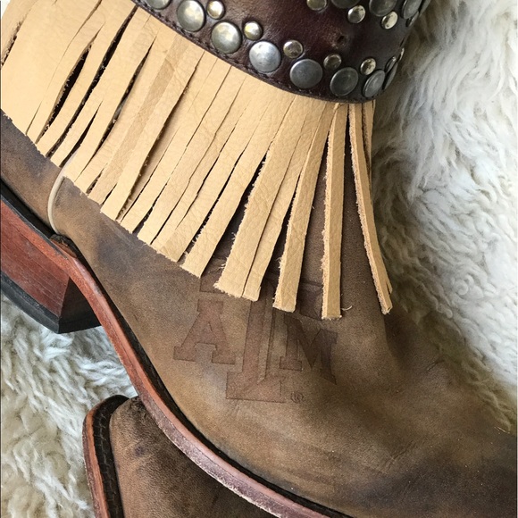 Texas A&M custom reworked boots - Picture 2 of 6