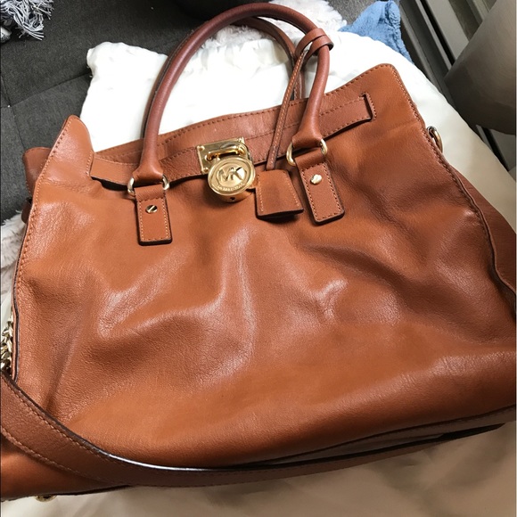 MICHAEL KORS LARGE HAMILTON HANDBAG - Picture 6 of 8