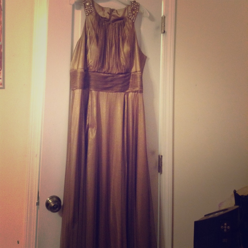 Gold Prom Dress