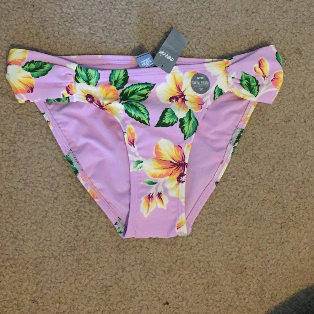 Floral bikini bottom