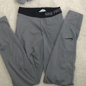 NIKE PRO gray leggings