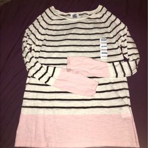 Nwt old Navy thin stripdf sweater Small