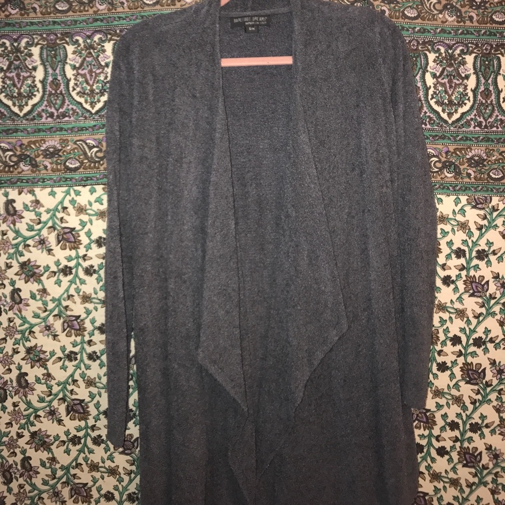 Super soft long grey sweater